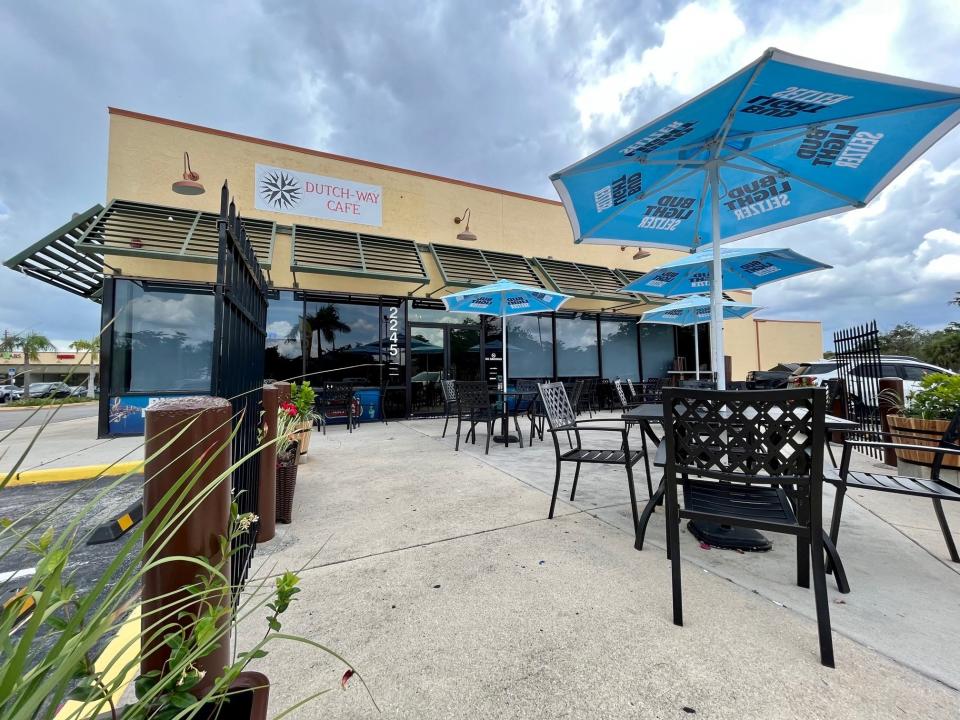 Dutch-Way Cafe in Fort Myers has outdoor and indoor seating.