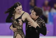 <p>Virtue and Moir helped Team Canada win gold during the team event in PyeongChang, taking first in the short dance and the free dance. </p>