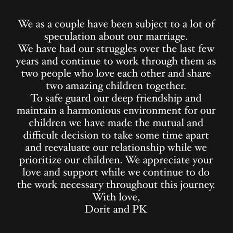 <p>Dorit Kemsley/Instagram</p> Dorit Kemsley's announcement