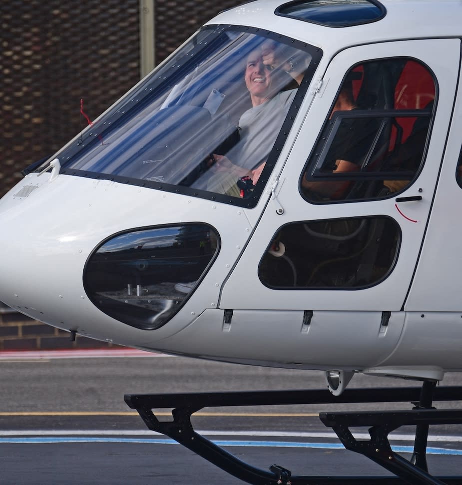 C'est Tom Cruise qui pilotait l'hélicoptère