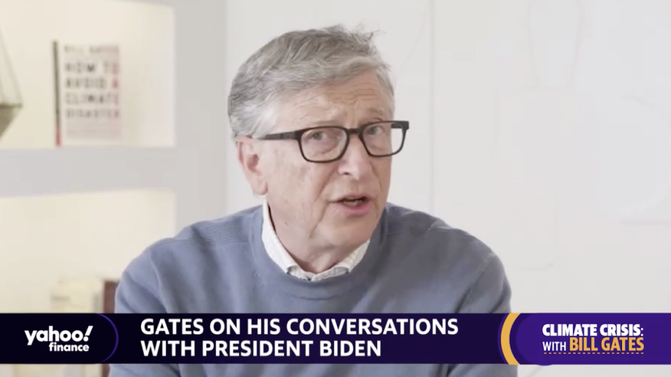 Billionaire philanthropist Bill Gates speak with Yahoo Finance Editor-in-Chief Andy Serwer.