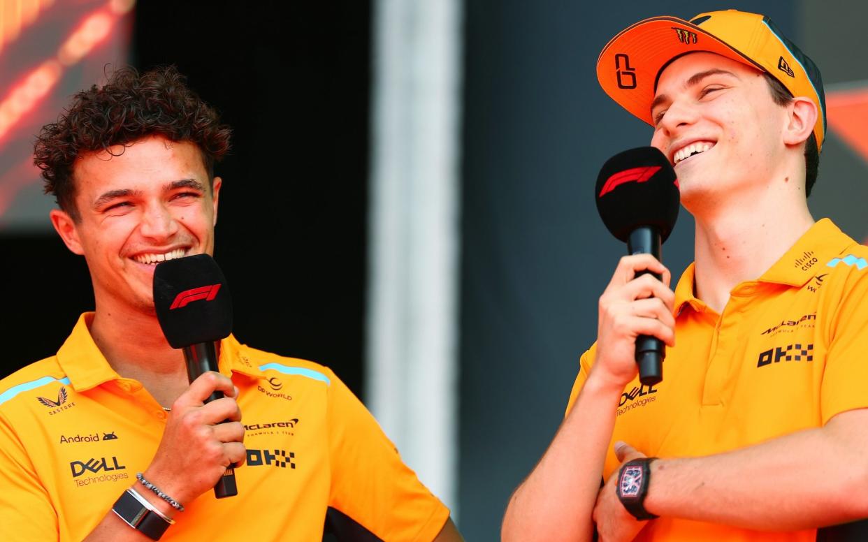 Lando Norris (left) and Oscar Piastri - McLaren in team-orders U-turn