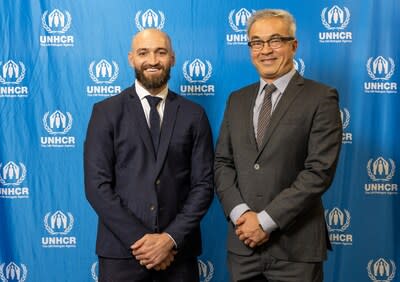 Jack Kelly (Head of Sales Australia, Vantage) met Nai Jit Lam, Deputy Representative for UNHCR Australia at UNHCR&#x002019;s Canberra office.