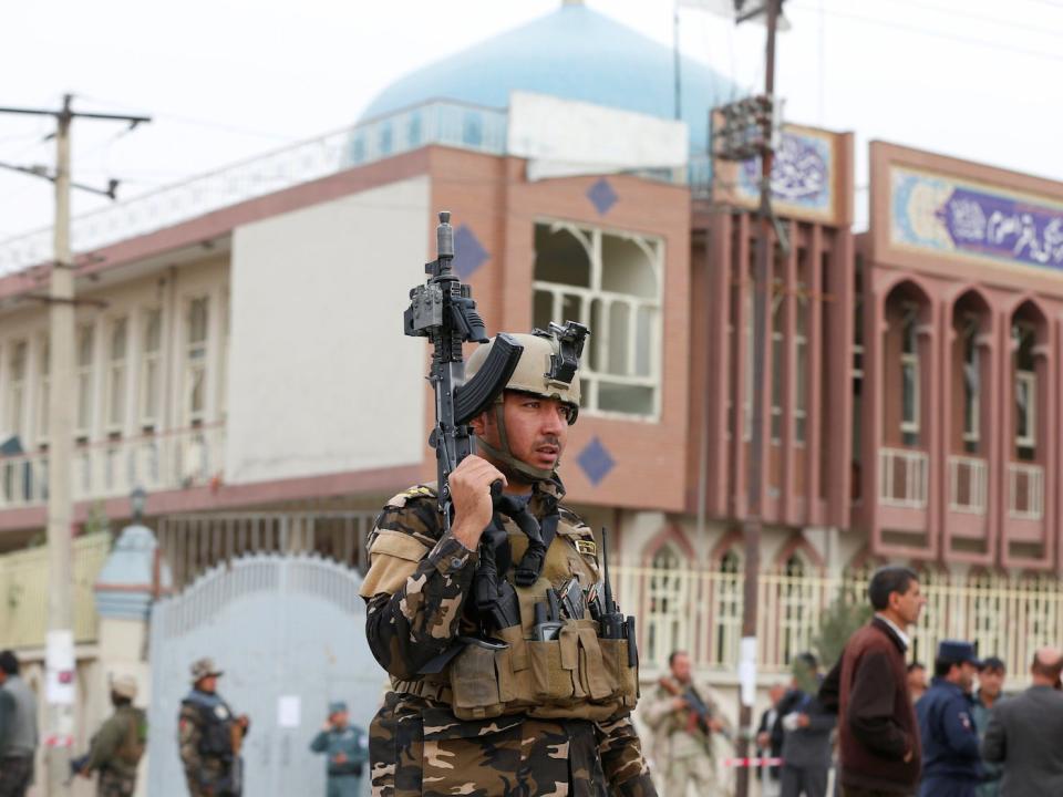 Afghan Soldier Security Force Kabul Afghanistan