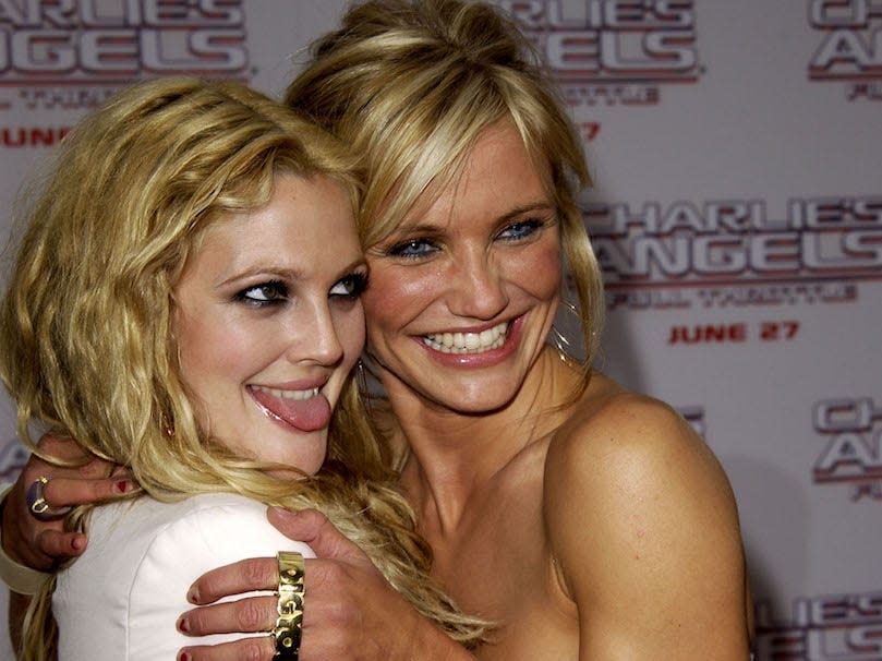 Drew Barrymore and Cameron Diaz