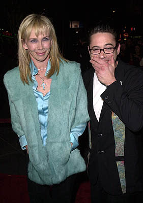 Trudie Styler with Robert Downey Jr. at the Los Angeles premiere of Guy Ritchie 's Snatch (1/18/2001) Photo by Steve Granitz/WireImage.com