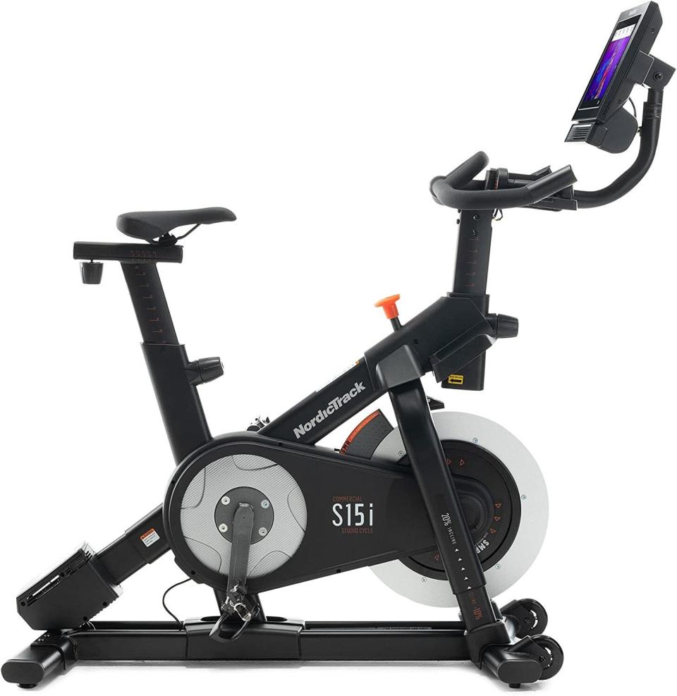 Nordic Track's answer to the Peloton includes a free 30-day iFIT family membership, enabling users to on-demand global workouts and studio classes from the stationary bike’s 15-inch 360-degree rotating touchscreen display. A reviewer named Jayen who comparison-shopped “smart” bikes shared this: “I chose this bike over the Peloton, Echelon, and other 'connected' bikes. With Peloton, I didn't like the idea of a high-priced monthly membership fee. The Nordictrack has a similar fee, but you get one year free, and the monthly fee is about half that of the Peloton.” They went into copious additional detail in their review. ﻿﻿This bike is on sale for ﻿a limited time﻿ on Cyber Monday.$699.99 at Amazon (originally $1,299.99)