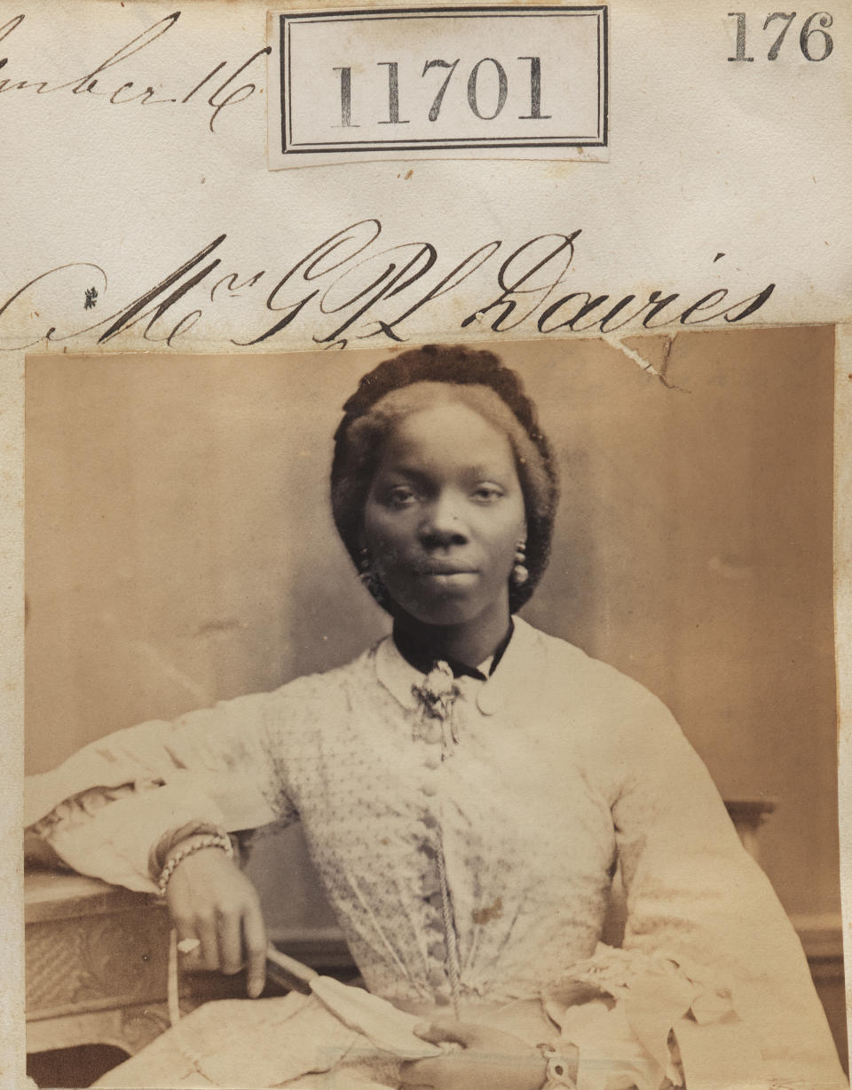 A photograph of Sarah Forbes Bonetta by Camille Silvy in 1862 (National Portrait Gallery, London/PA)