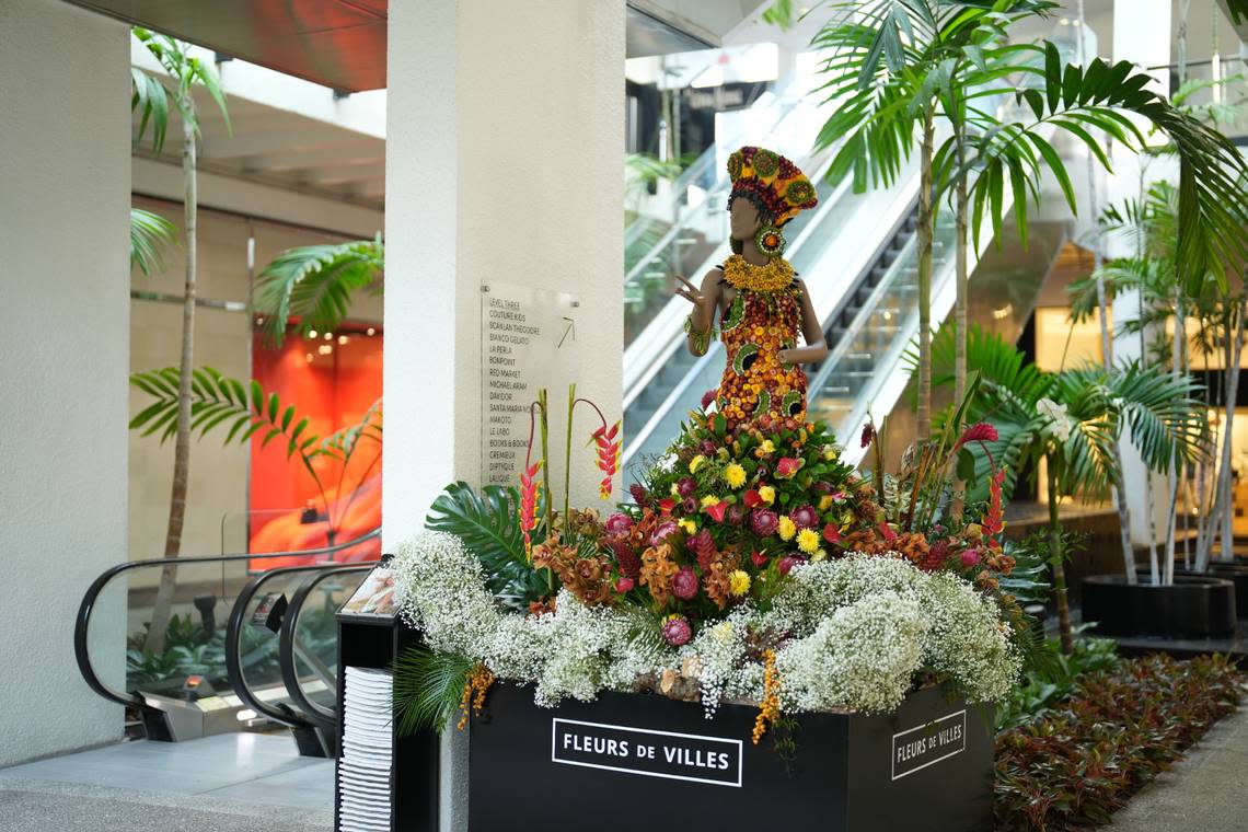 “Fleurs de Villes,” a floral art installation, returns to Bal Harbour Shops in March.