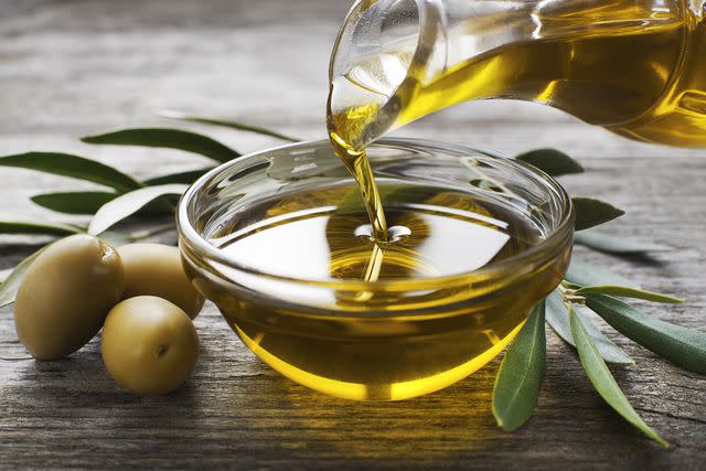 <p>Getty Images</p> A stock image of virgin olive oil
