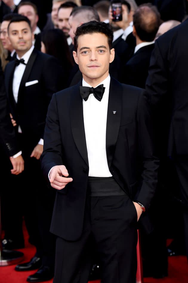 Rami Malek in his red carpet best.  (Photo: Jeff Spicer via Getty Images)