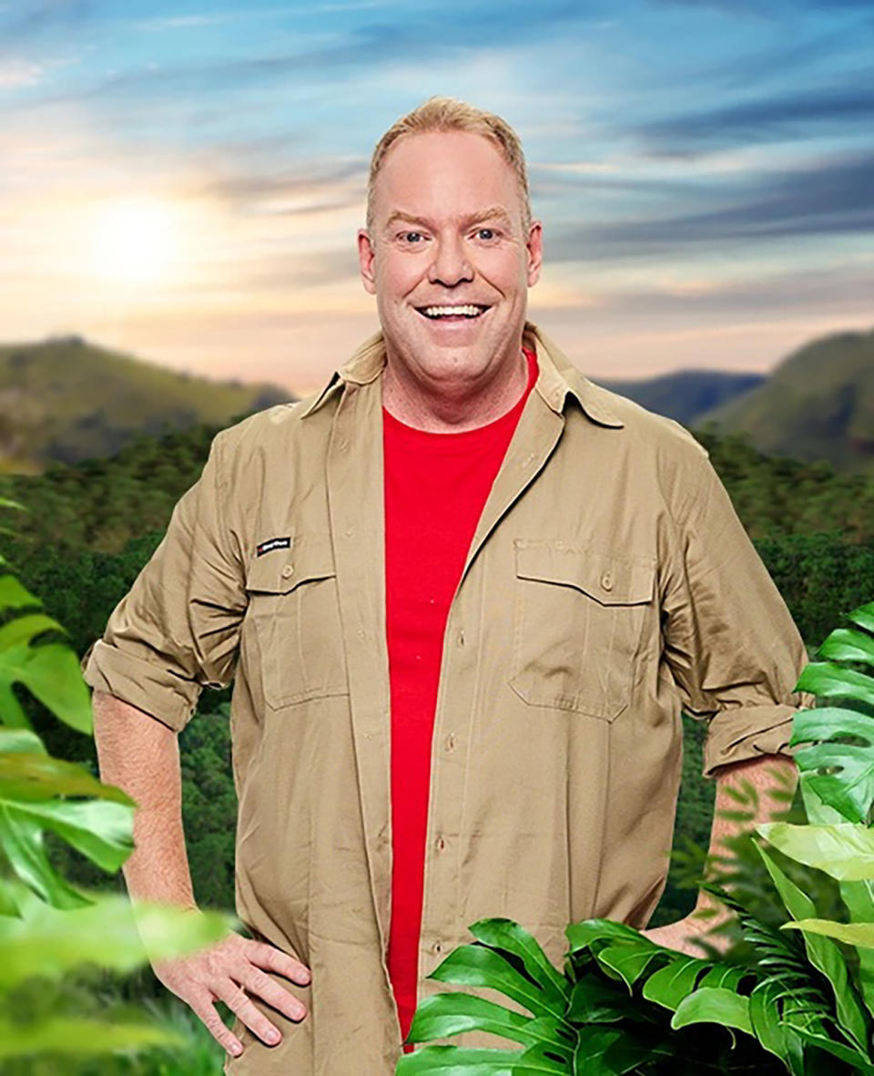 Peter before he entered I'm A Celebrity