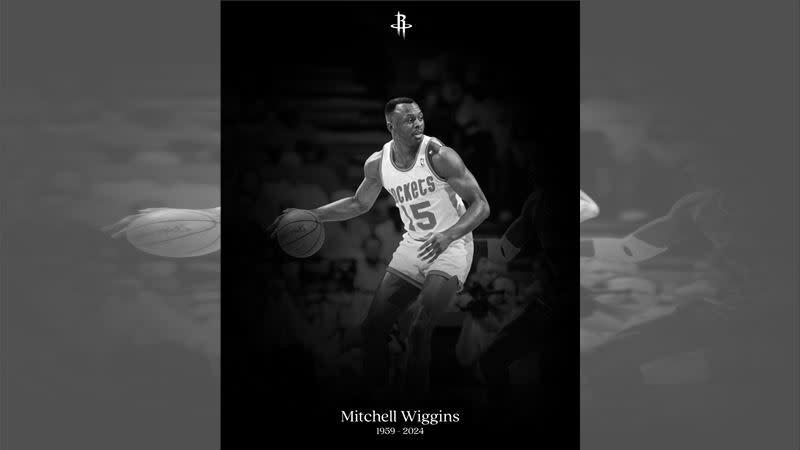 威金斯父親米歇爾（Mitchell Wiggins）享壽64歲。（圖／翻攝自火箭隊X）