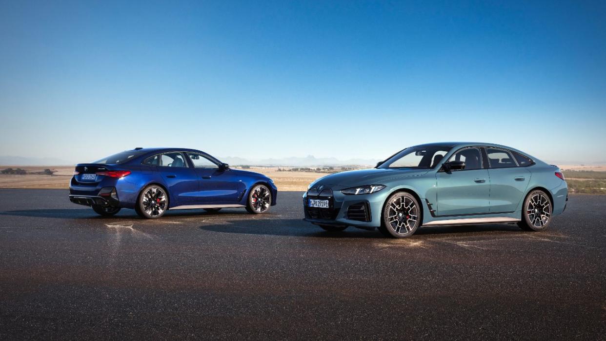 2025 bmw m440i gran coupe and bmw i4 ev