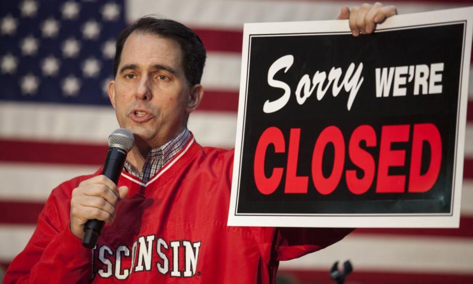 Scott Walker was defeated by Democrat Tony Evers in November’s election.