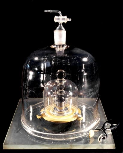 The physical object of what is a kilogramme is soon to be replaced by quantum calculations but the artefact hasn't yet finished its service to science