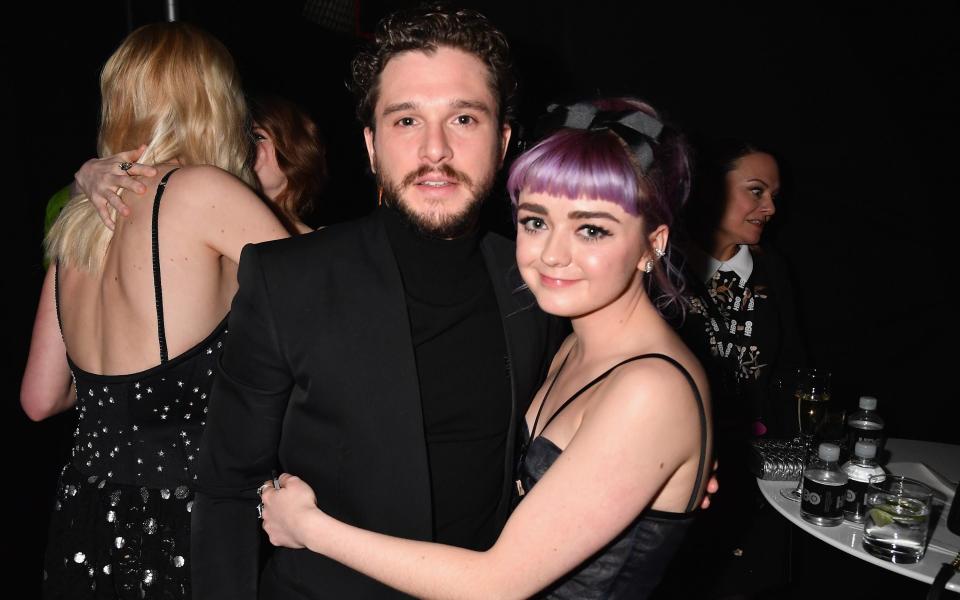 Kit Harington and Maisie Williams attend the "Game Of Thrones" Season 8 NY Premiere after party - Getty Images