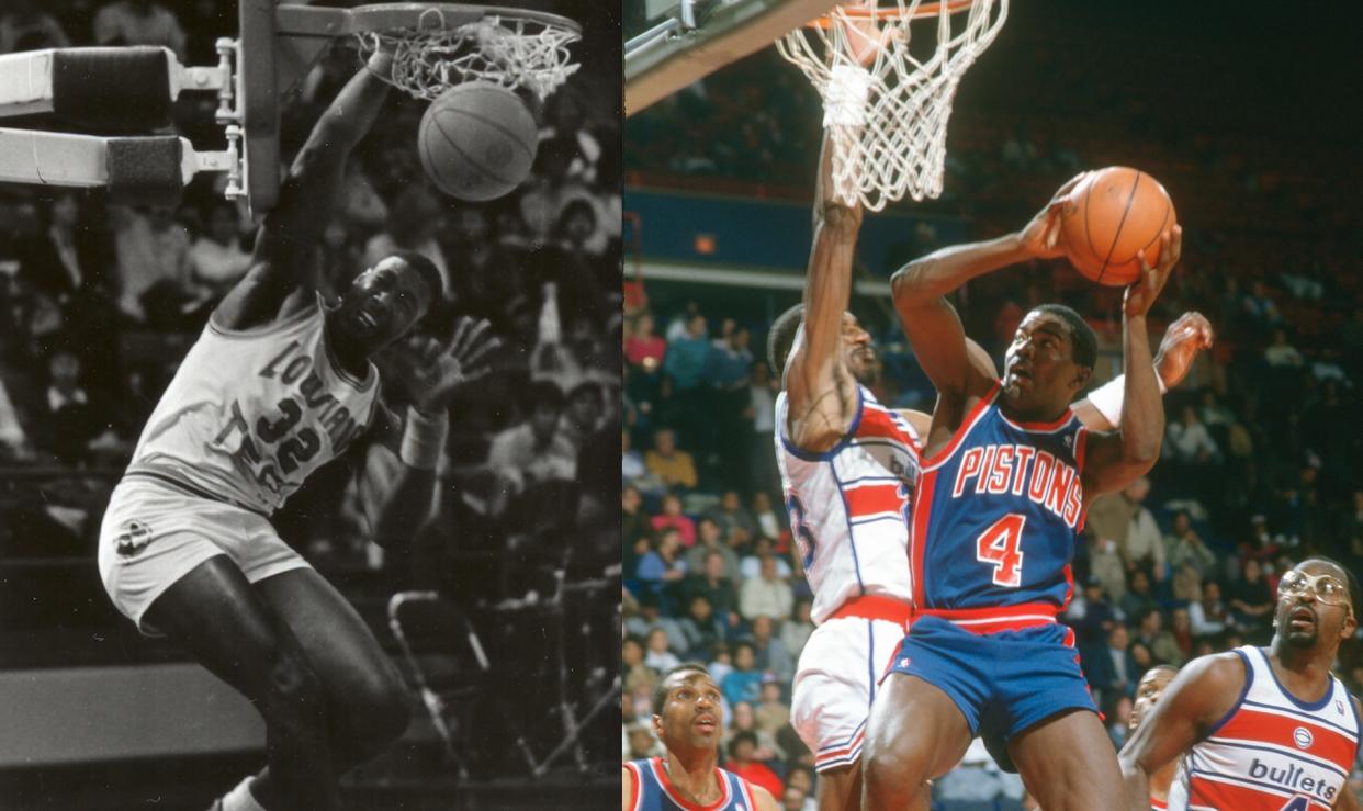 Karl Malone and Joe Dumars were on an incomparable AAU super team in Louisiana. (AP)