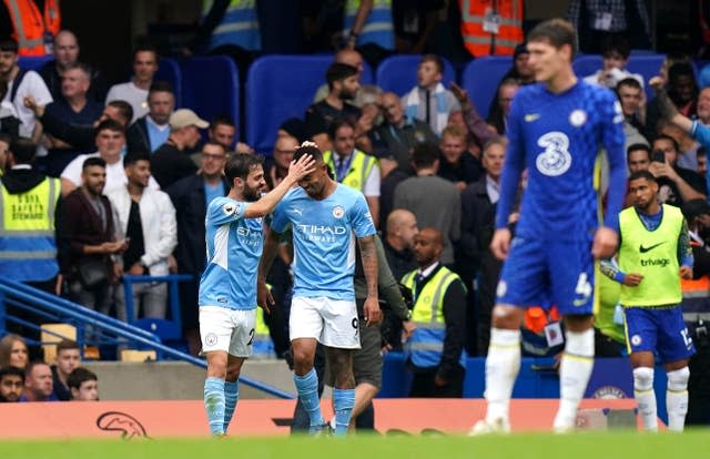 City were victorious at Stamford Bridge last weekend