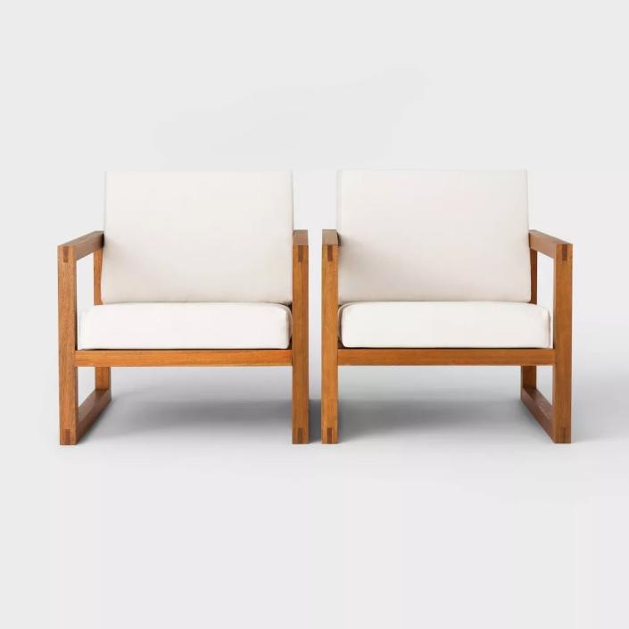 Project 62 Kaufmann Wood Patio Chairs