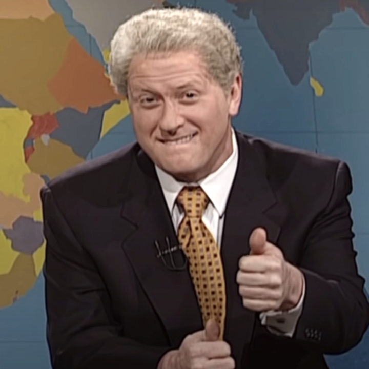 an SNL actor playing Bill Clinton