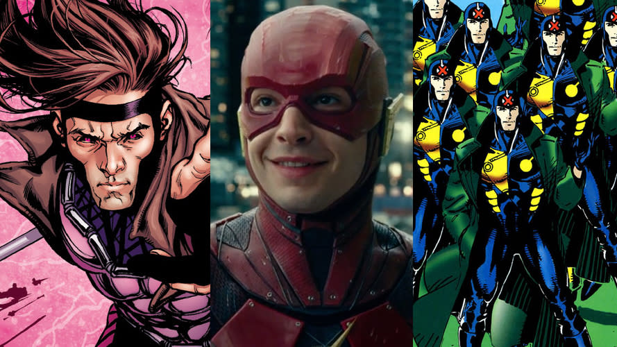 'Gambit', 'The Flash' and 'Multiple Man' are all superhero movies trapped in development hell. (Credit: Marvel Comics/Warner Bros)