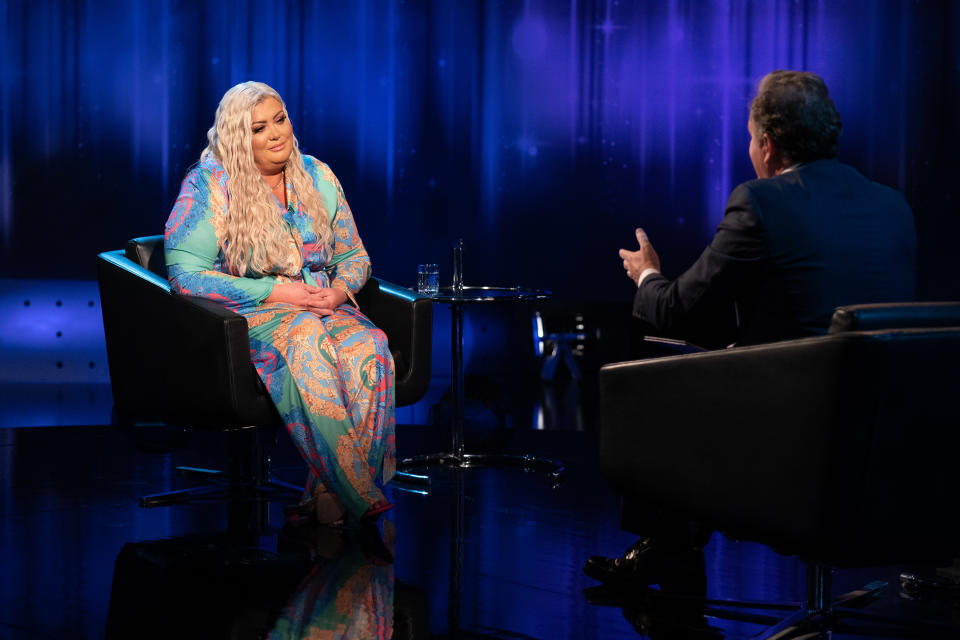 Gemma Collins opens up on Piers Morgan's Life Stories. (ITV)