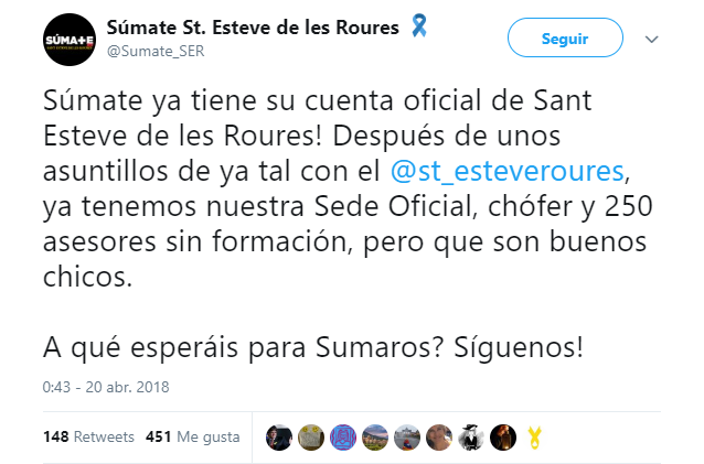 Sant Esteve de les Roures, el pueblo ficticio independentista que arrasa en las redes