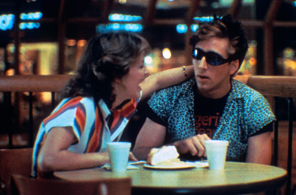 Deborah Foreman and Nicolas Cage in "Valley Girl."