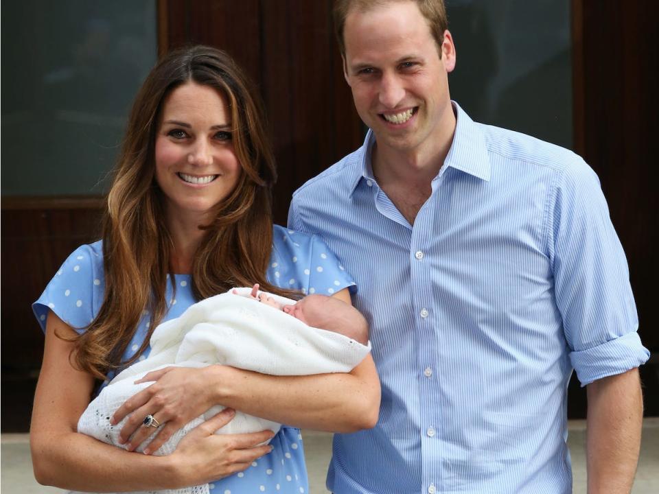 Kate Middleton and Prince William prince george birth