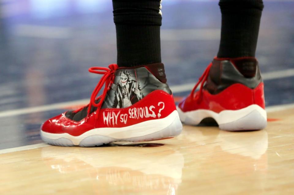 Players can personalize their sneakers.