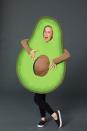 <p>To craft an avocado where your belly is the pit, simply trace the shape on a large piece of presentation board and then cut out a hole for the "pit." Then, paint it with different shades of green with paint. Attach straps to the back to slide your arms through, and then wear a brown shirt underneath. </p><p><strong>RELATED</strong>: <a href="https://www.goodhousekeeping.com/holidays/halloween-ideas/g29230766/best-food-costumes/" rel="nofollow noopener" target="_blank" data-ylk="slk:30+ Cute Food-Themed Costume Ideas You Can Buy or DIY;elm:context_link;itc:0;sec:content-canvas" class="link ">30+ Cute Food-Themed Costume Ideas You Can Buy or DIY</a></p>