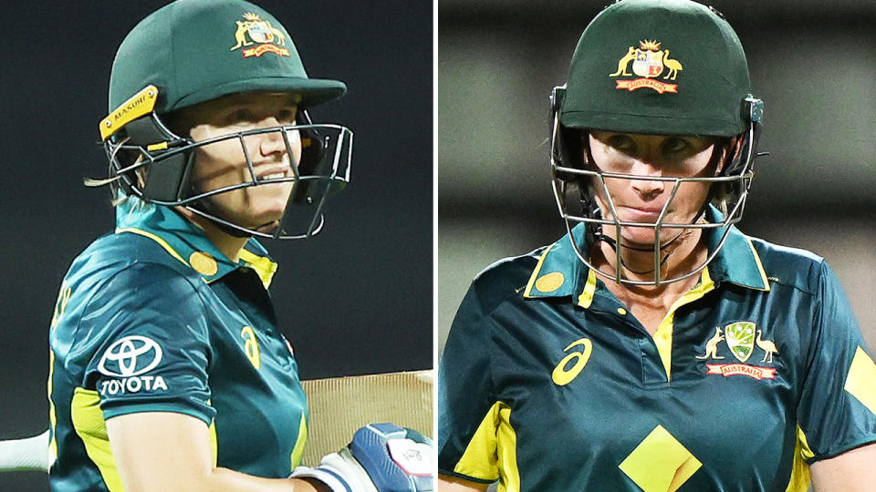 Alyssa Healy and Beth Mooney.