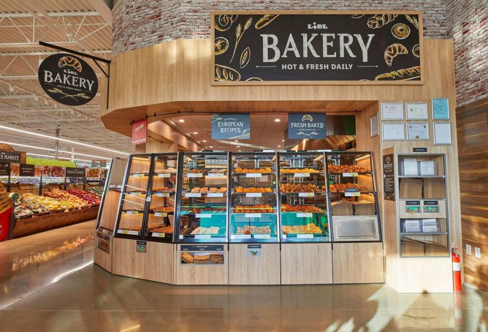 Lidl stores offer an in-house bakery.