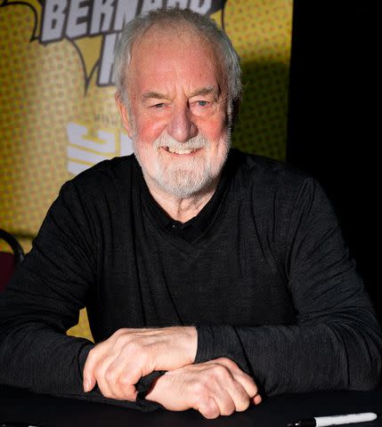 <p>Shirlaine Forrest/Getty Images</p> : Bernard Hill attends Manchester Comic Con at Bowlers Exhibition Centre on July 30, 2022