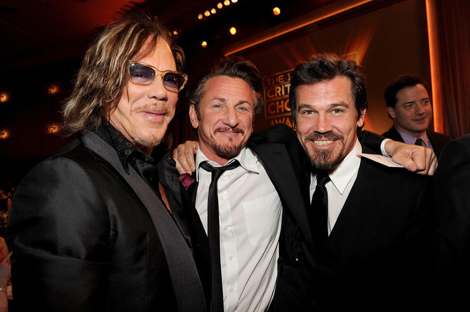 14th Annual Critics' Choice Awards 2009 Mickey Rourke Sean Penn Josh Brolin