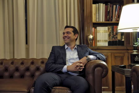 Greek Prime Minister Alexis Tsipras in Athens, August 20, 2015. REUTERS/Alkis Konstantinidis