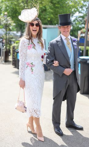 <p>Chris Jackson/Getty</p> Elizabeth Hurley and Henry Birtles