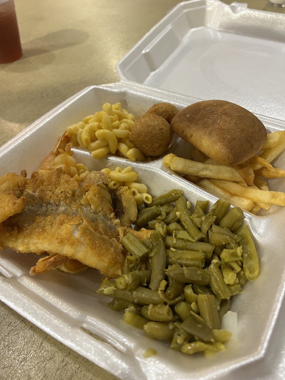 Assumption Catholic Church in San Marco hosted a fish fry on Friday, March 10, sponsored by Men’s Club and Knights of Columbus to benefit Assumption Youth Ministry. The meal, a drink and dessert costed $11. (Photo: Hanna Holthaus / The Florida Times-Union)