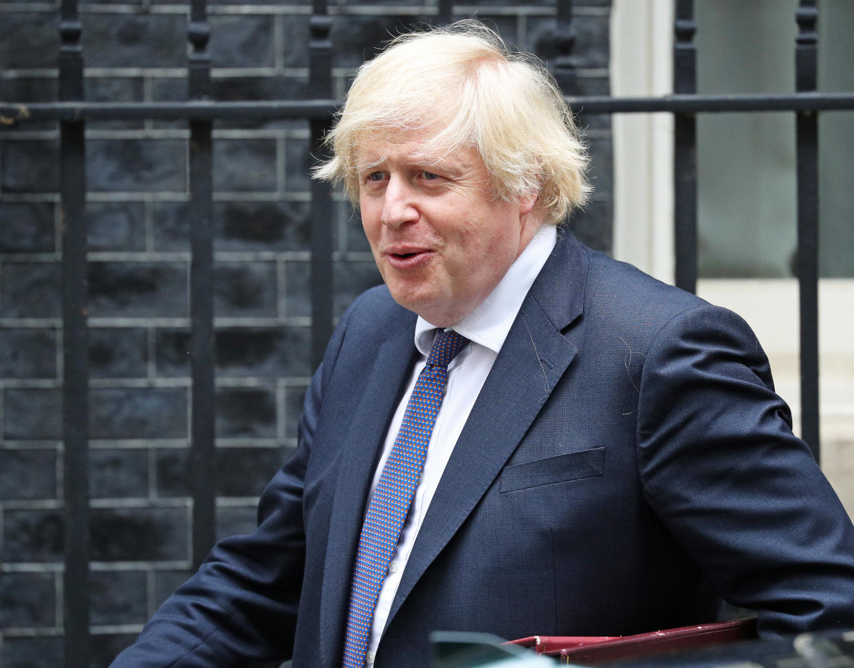 Prime Minister Boris Johnson departs 10 Downing Street, in Westminster, London.