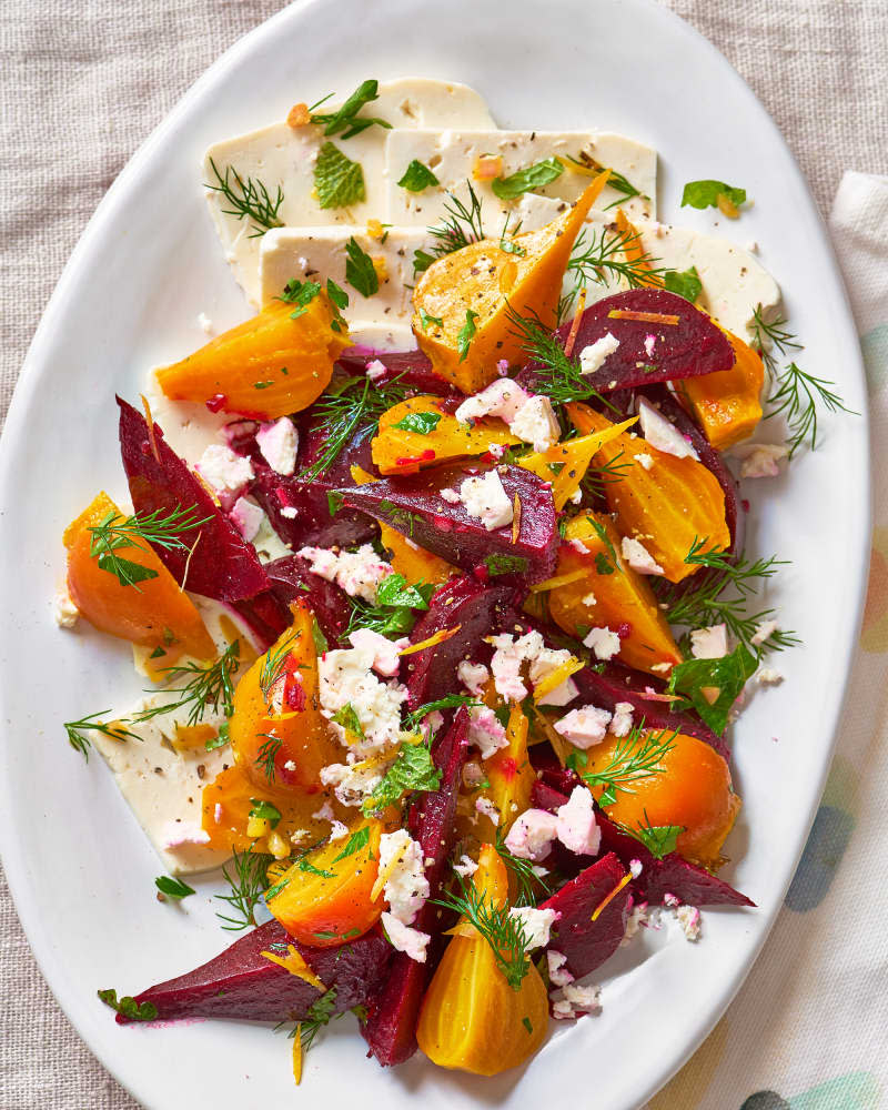 Marinated Feta-Beet Salad