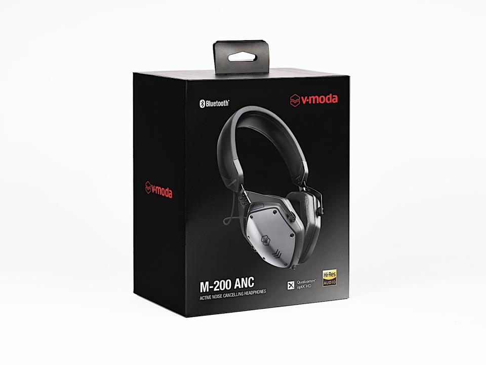 V-Moda has introduced a new version of its M-200 headphones with ANC, the company's first model with active noise cancellation.