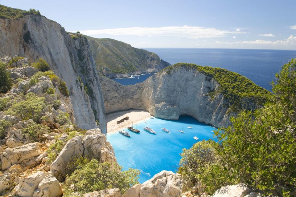 navagio bay, zakynthos, greece veranda most beautiful beaches in the world