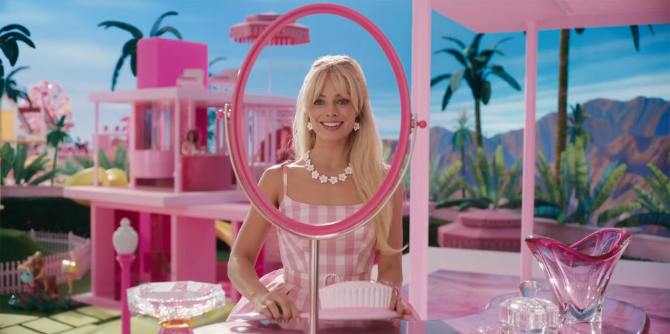 Margot Robbie as Barbie in Greta Gerwig's upcoming live-action 