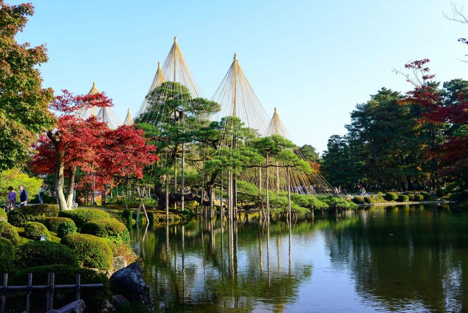 Kenroku-en Garden in Kanazawa, Japan