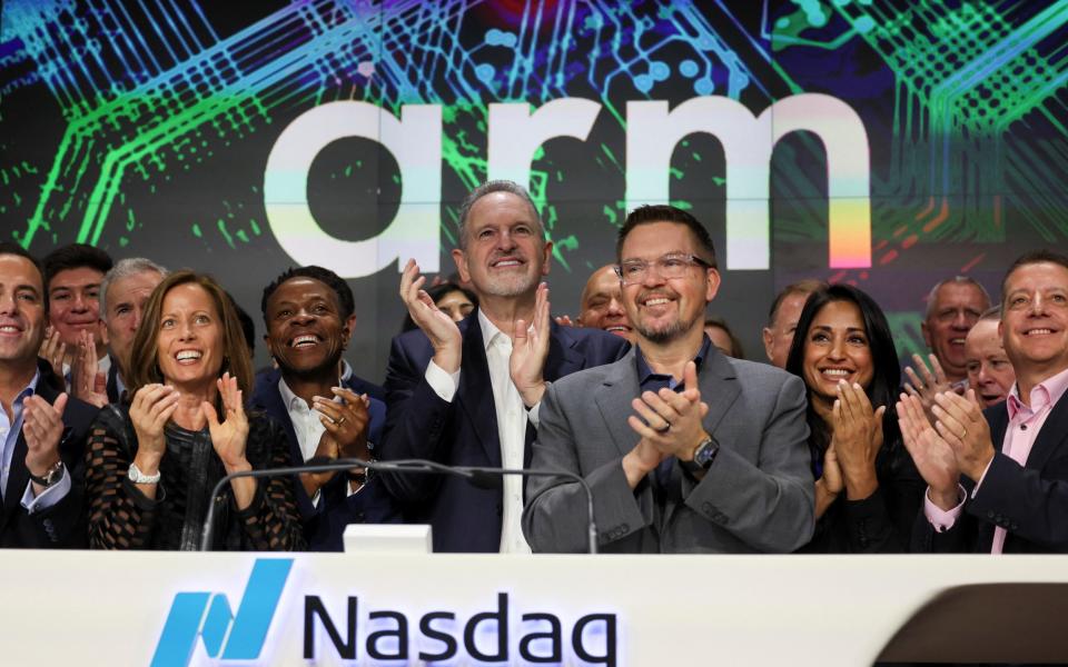 Arm's initial public offering at Nasdaq in New York in September