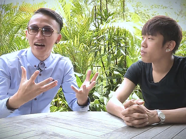 "Ah Boys To Men" actors Tosh Zhang and Wang Wei Liang tell Yahoo! Singapore what they hope Part III will be like. (Screengrab from video)