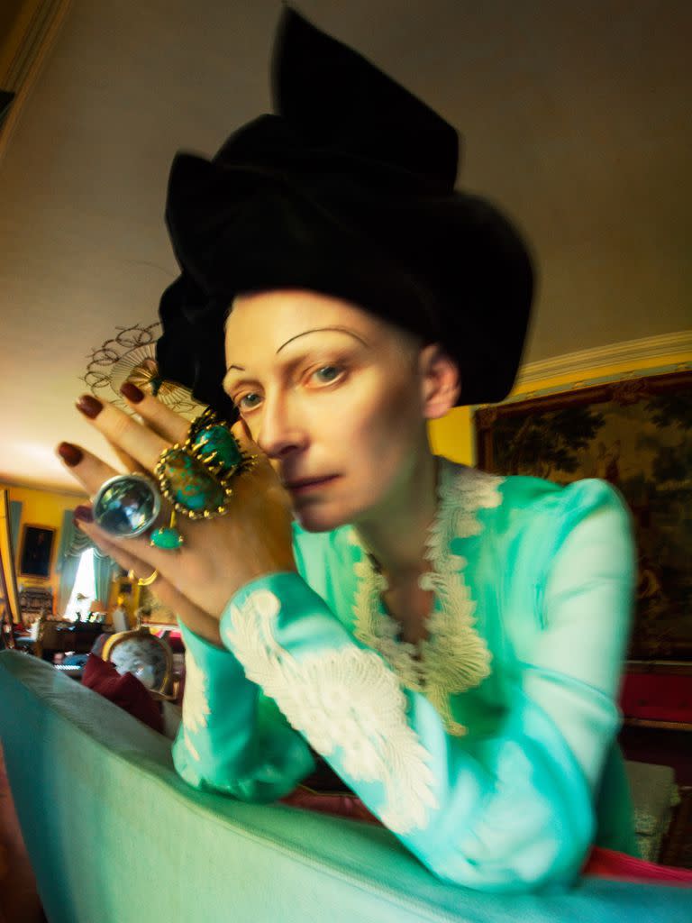 Photo credit: 'Tilda Swinton', Renishaw Hall, Derbyshire, 2018. Tim Walker Studio