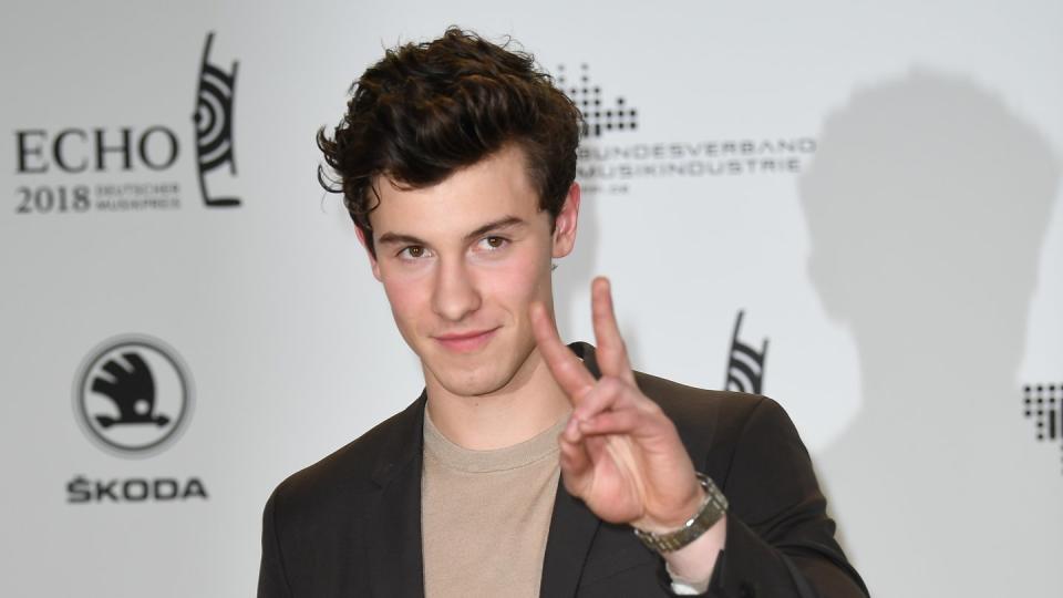 Shawn Mendes bei der Verleihung des Deutschen Musikpreises Echo 2018. Foto: Britta Pedersen