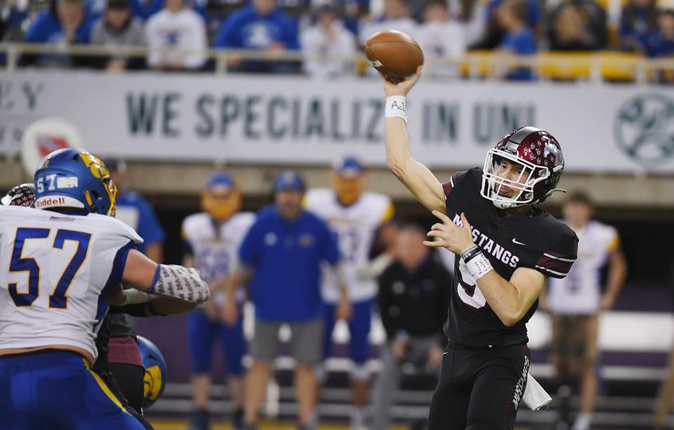 Mount Vernon quarterback Joey Rhomberg eclipsed the 2,500 yard mark a season ago. He's hoping to build on that success for his team.